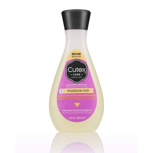 Cutex Moisture-Rich Nail Polish Remover with Sweet Almond and Jojoba Oil, 6.7 fl oz