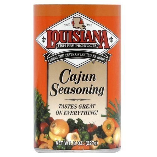 Louisiana Fish Fry Cajun Seasoning, 8 oz (Pack of 2)