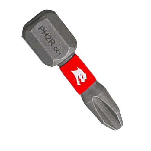 Diablo Reduced Phillips Drive Bits, #2, 1 in, 1/4 in Hex Shank, 25 Pack