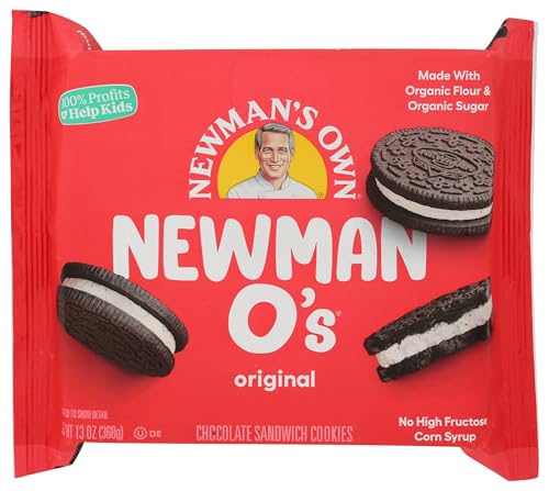 Newman's Own Organic Cookie-O Chocolate Vanilla Creme, 13 oz