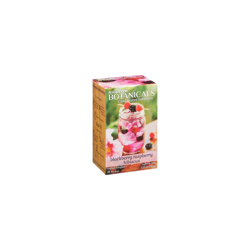 Bigelow Cold Water Infusion Blackberry Raspberry Hibiscus Herbal Tea, 18 Bags