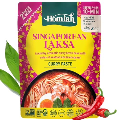 Homiah Laksa Curry Paste, 7 oz