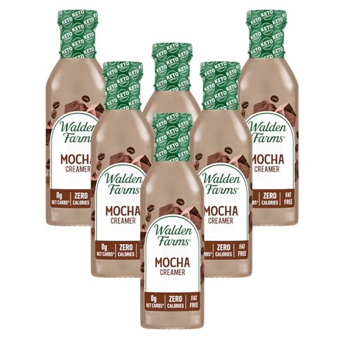 Walden Farms Mocha Coffee Creamer, 12 oz (Pack of 6)