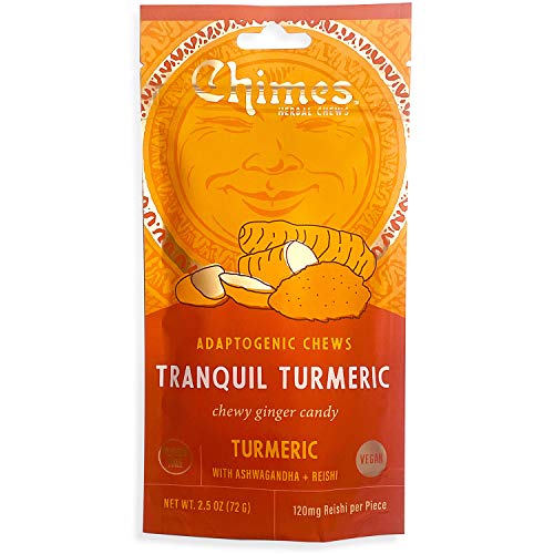 Chimes Tranquil Turmeric Adaptogen Ginger Chews