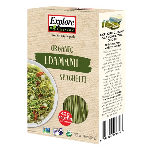 Explore Cuisine Organic Edamame Spaghetti, 8 oz (Pack of 2)