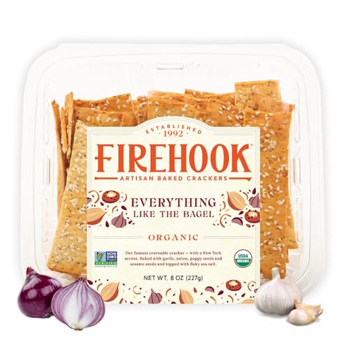 Firehook Everything Like the Bagel Crackers, 8 oz