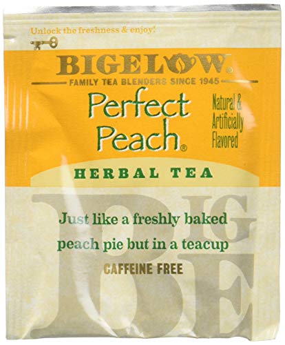 Bigelow Perfect Peach Tea Bags, 20 Count (Pack of 3)