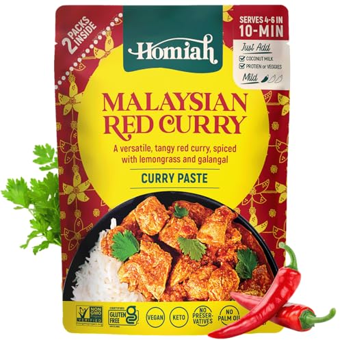 Homiah Red Curry Paste, 7 oz