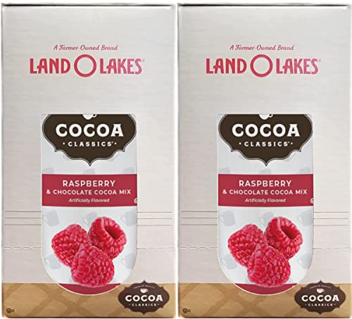 Land O'Lakes Cocoa Classics Raspberry Hot Cocoa Mix, 1.25 oz (24 Pouches)