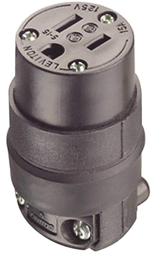 Leviton 515CR, Black (Pack of 10)