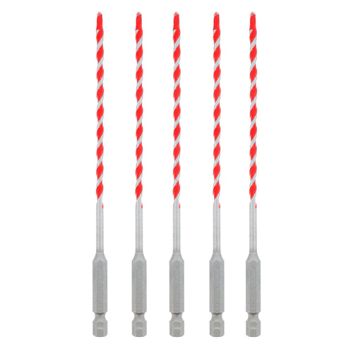 Diablo Fast Concrete Drill Bits, 5/32 in x 6 in x 3 in, 5 Pack