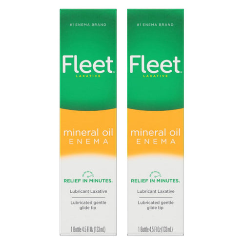Fleet Mineral Oil Enema, 4.5 fl oz (Pack of 2)