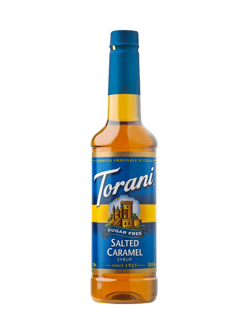 Torani Sugar Free Salted Caramel Syrup, 25.4 oz