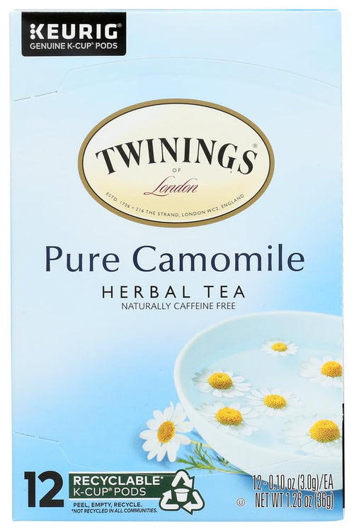 Twinings Pure Camomile Tea K-Cups for Keurig, 12 Count