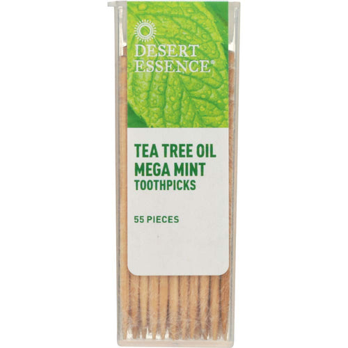 Desert Essence Neem Cinnamint Toothpicks, 55 Count