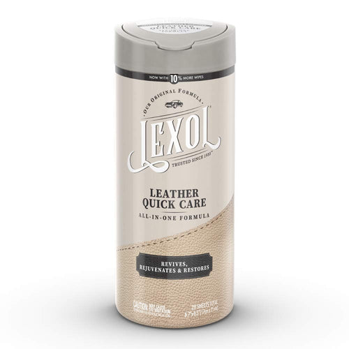 Lexol All Leather Quick Care Cleaner & Conditioner Wipes, 30 Count