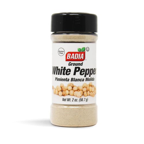 Badia Ground White Pepper, 2 oz