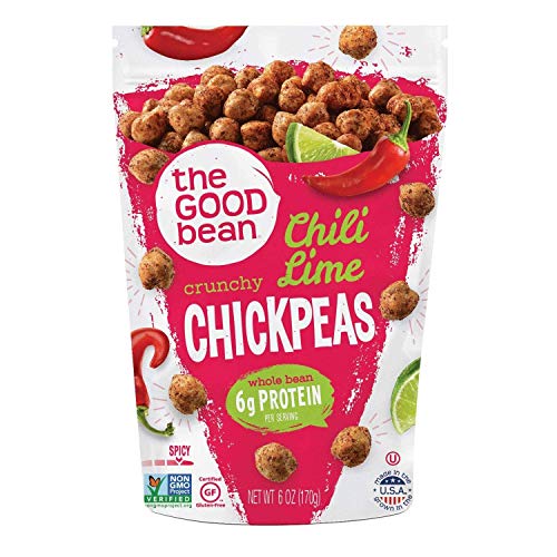 The Good Bean Chickpea Snacks, Smoky Chili Lime, 6 oz