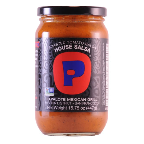 Papalote Original House Salsa, Roasted Tomato, Mild, 15.75 oz