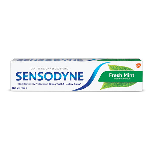 Sensodyne Sensitive Toothpaste, Fresh Mint, 150 g