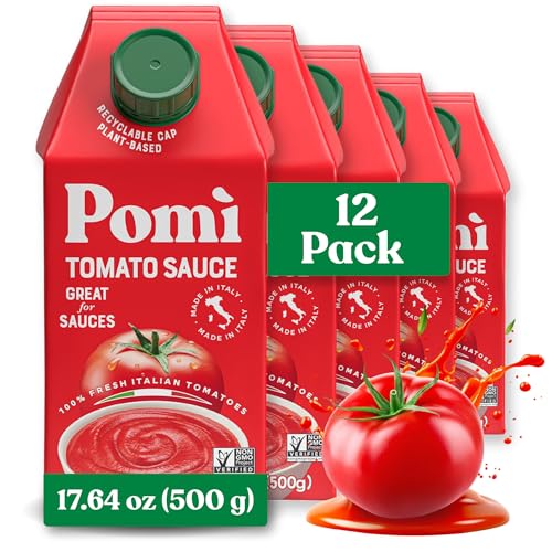 Pomi Tomato Sauce, 17.64 oz (Pack of 12)