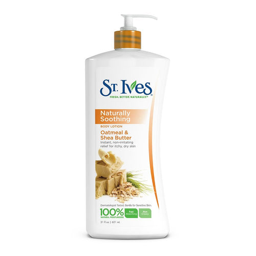 St. Ives Nourish & Soothe Oatmeal & Shea Butter Body Lotion, 21 fl oz