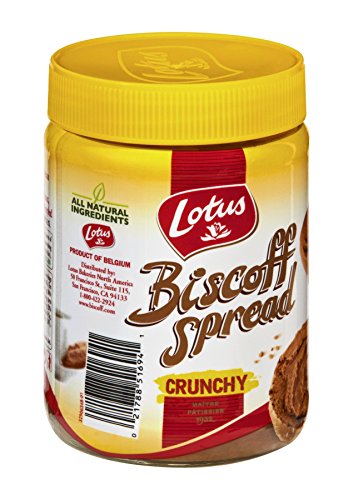 Lotus Biscoff Cookie Butter Spread, Crunchy, 13.4 oz