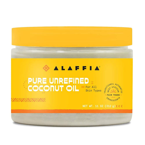 Alaffia Pure Unrefined Coconut Oil, 11 oz