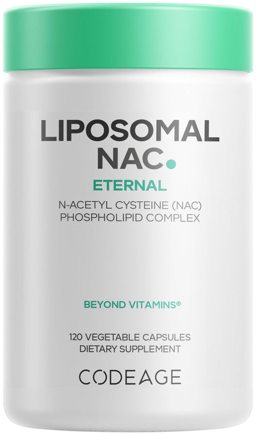 Codeage Liposomal NAC N-Acetyl L-Cysteine, Free-Form, 120 Capsules