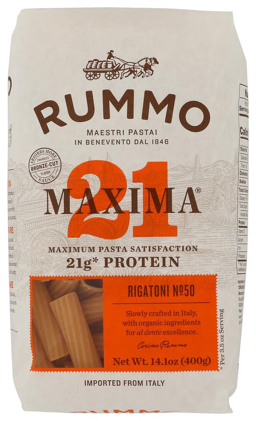 Rummo Organic Protein Rigatoni Pasta, 14.1 oz