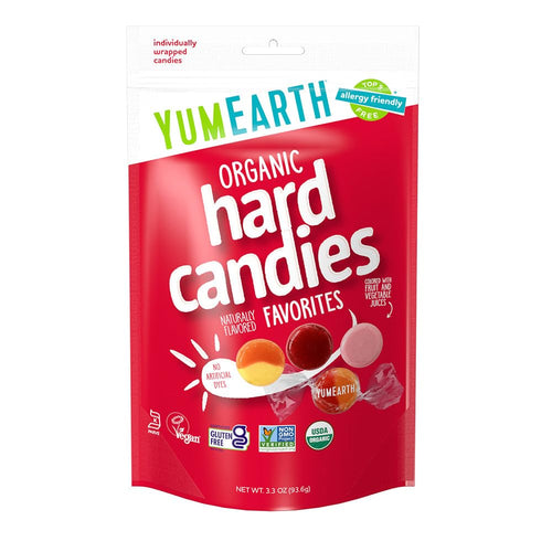 Organic Fruit Hard Candy, 3.3 oz Bag