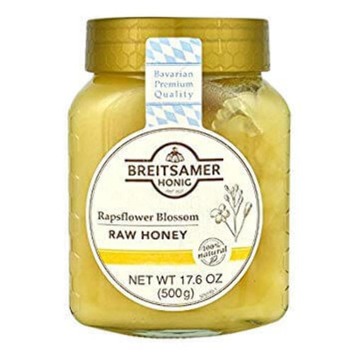Breitsamer Creamy Rapeseed Blossom Honey, 17.6 oz Jar
