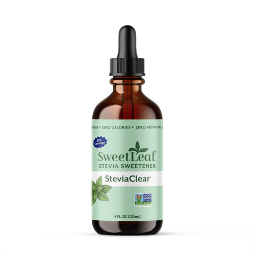 SweetLeaf Stevia Drops Liquid Sweetener, SteviaClear, 4 fl oz