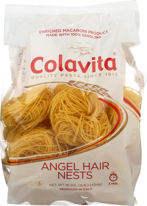 Colavita Angel Hair Pasta Nests, 16 oz (Pack of 2)