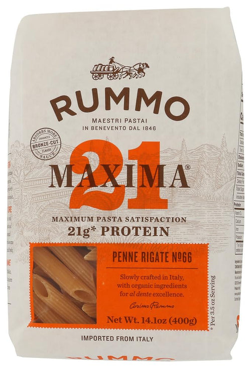 Rummo Organic Protein Penne Rigate Pasta, 14.1 oz