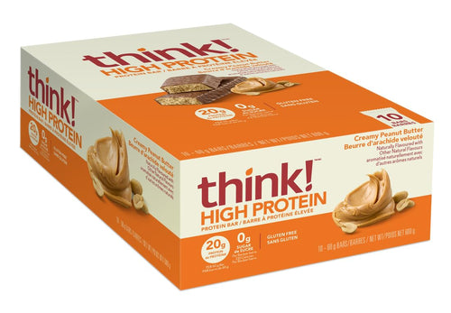 Think! Keto Protein Bars, Chocolate Peanut Butter Pie, 10 Count