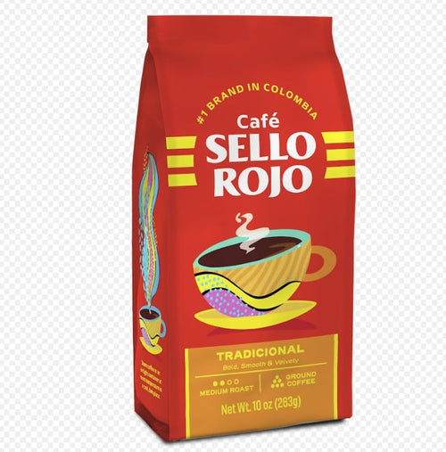 Sello Rojo Tradicional Medium Roast Ground Coffee Bricks, 8.8 oz (Pack of 3)