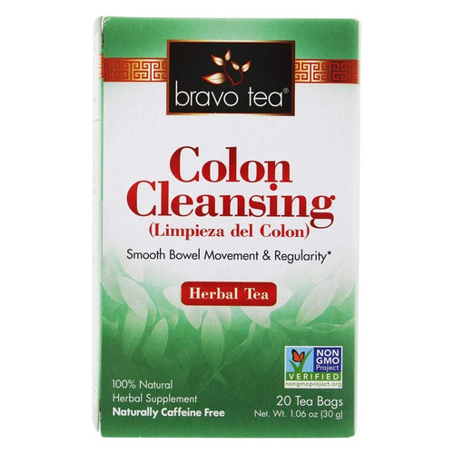 Bravo Tea Colon Cleansing Herbal Tea, Caffeine Free, 20 Tea Bags
