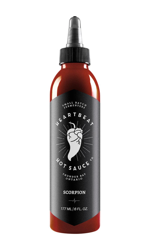 Heartbeat Hot Sauce Co. Scorpion Extreme Heat Hot Sauce, 6 oz