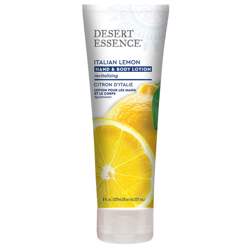 Desert Essence Italian Lemon Hand & Body Lotion, 8 fl oz