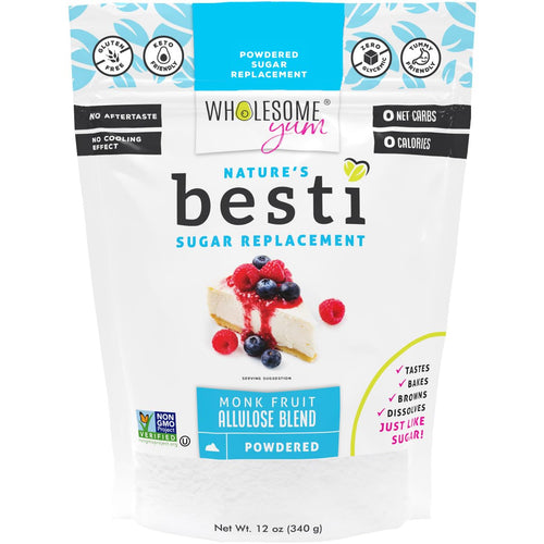 Wholesome Yum Besti Powdered Sugar Substitute, Monk Fruit and Allulose