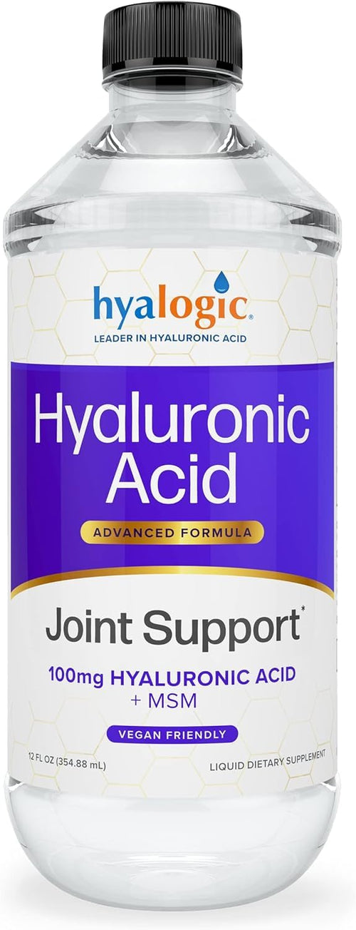 Hyalogic 100 mg Hyaluronic Acid Liquid Supplement, 12 oz