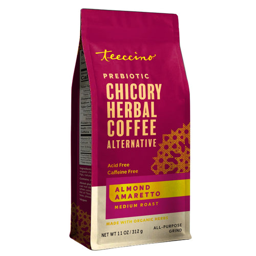 Teeccino Almond Amaretto Chicory Coffee Alternative, 11 oz