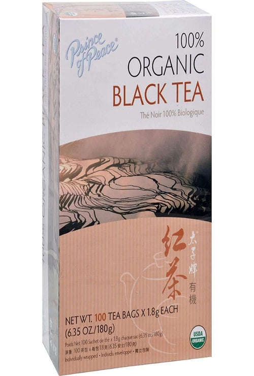 Prince of Peace Organic Black Tea, 100 Count, 6.35 oz