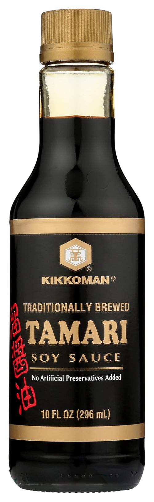 Kikkoman Naturally Brewed Tamari Soy Sauce, 10 fl oz