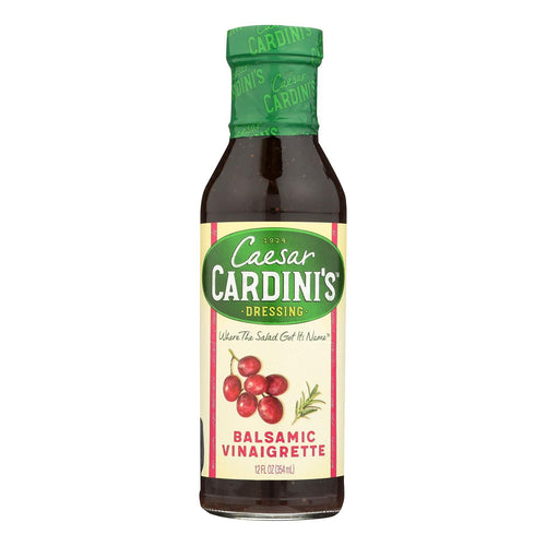 Cardini's Balsamic Vinaigrette Dressing, 12 oz (Pack of 6)