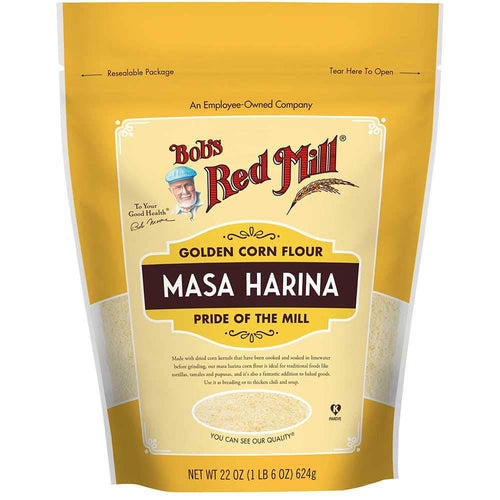 Bob's Red Mill Golden Masa Harina Corn Flour, 22 oz (Pack of 4)
