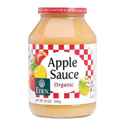Eden Organic Applesauce, No Sugar Added, 25 oz