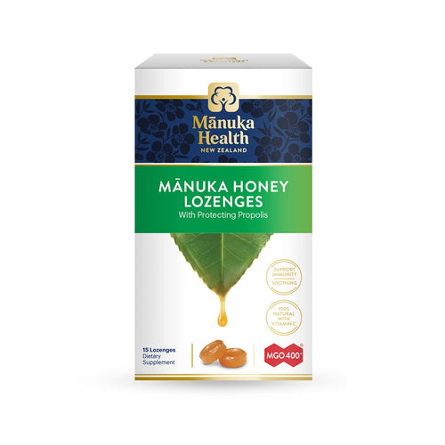 Manuka Health Manuka Honey Lozenges with Propolis, 15 Count
