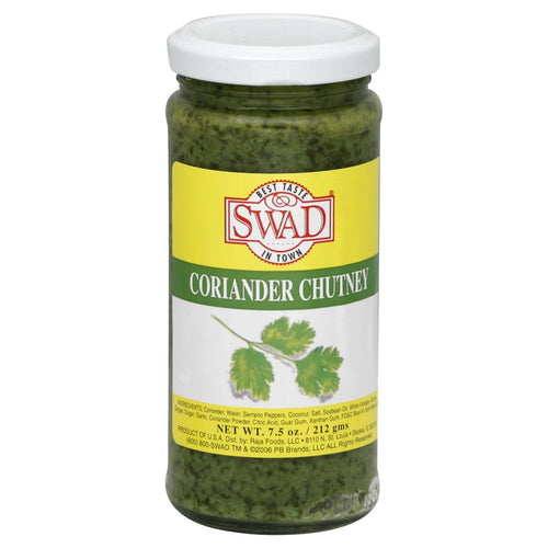 Swad Coriander Chutney, 7.5 oz